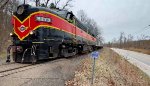 CVSR 6773 at a private crossing just north of Smith Rd.